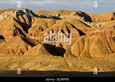 Badlands nella Bighorn Bacino del Wyoming Foto Stock