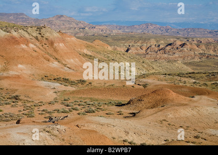 Badlands nella Bighorn Bacino del Wyoming Foto Stock