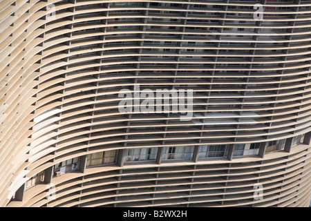 Edificio Copan progettato dall architetto Oscar Niemeyer. San Paolo del Brasile Foto Stock