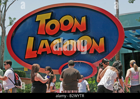 Universal Toon Lagoon segno Foto Stock