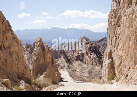 Quebrada de las Flechas, Valles Calchaquies, Provincia di Salta, Argentina Foto Stock