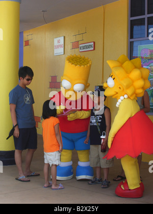 Simpsons universale di caratteri Foto Stock