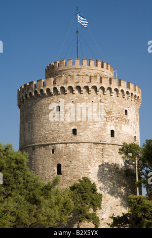 Grecia Macedonia di Salonicco torre bianca Foto Stock