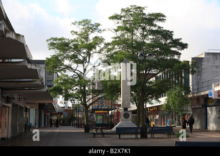 Harlow Town Center high street negozi harlow essex England Regno unito Gb Foto Stock