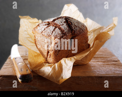 Deli artigianale del pane di segale pagnotta di pane Foto Stock