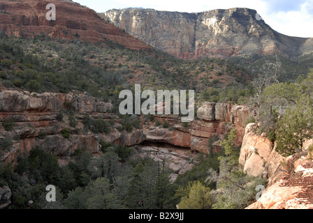 Oak Creek Canyon vicino a Sedona in Arizona Foto Stock