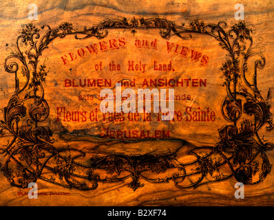 Un Edwardian souvenir per la copertina del libro dalla Terra Santa. Foto Stock