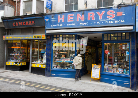 Henrys fotocamera shop in Margate Kent Foto Stock