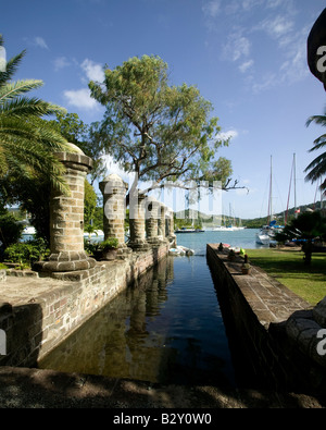 Veleria pilastri, Nelson's Dockyard Foto Stock