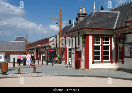 Stazione di Aviemore, Aviemore, Scozia Foto Stock