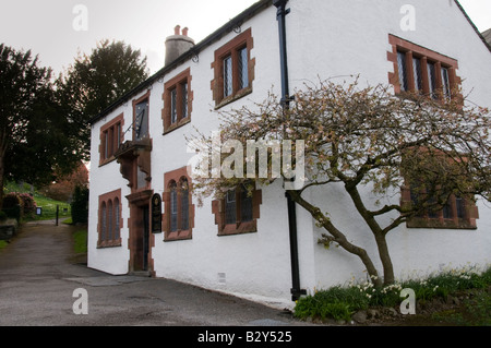 William wordswoth della vecchia scuola di grammatica a Hawkshead nel Lake District inglese. Foto Stock