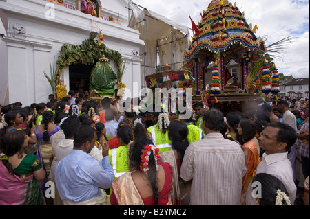 Le feste religiose a Shri Kanaga Amman Tempio Ealing W5 London Regno Unito Foto Stock
