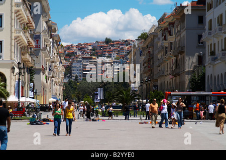 Aristotele Aristotelous square. Salonicco, Macedonia, Grecia Foto Stock