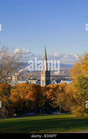 Vista della città di Québec dalla Citadelle, Quebec, Canada Foto Stock