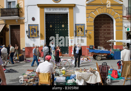 Calle de la Feria Street Market Siviglia Spagna Foto Stock