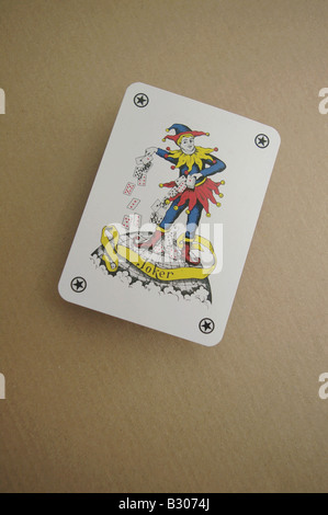 Joker carta da gioco Foto Stock