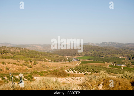 Israele Valle Ayalon Latrun strategico di una collina che si affaccia sulla strada di Gerusalemme Foto Stock