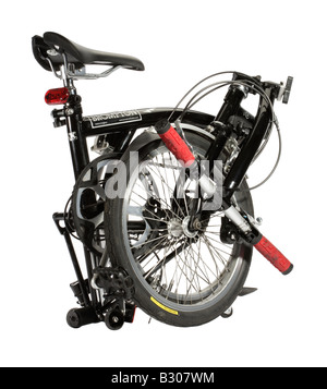 Brompton bicicletta pieghevole Foto Stock