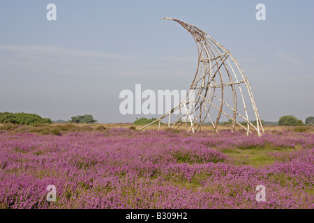 Dunwich Heath proprietà del National Trust Suffolk Foto Stock