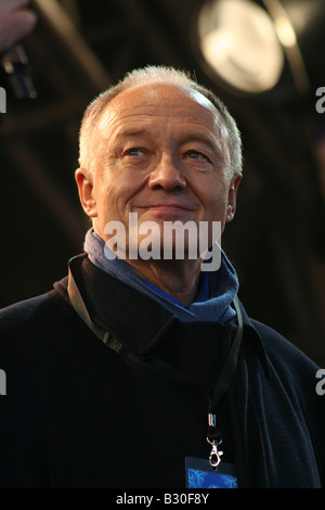 Ken Livingstone in inverno russo Festival 2008 Foto Stock