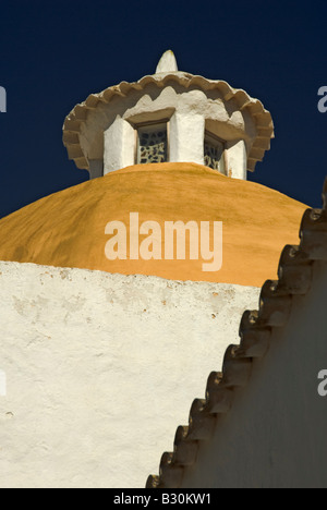 Cupola del Puig de Missa chiesa in Ibiza, Spagna Foto Stock