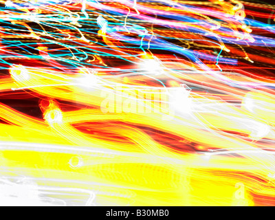 Indicatore luminoso astratto Foto Stock