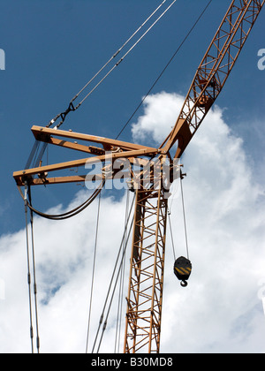 Gru da cantiere Foto Stock