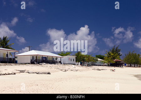 Per la zona bikini e Laguna Resort Isole Marshall Bikini Atoll Micronesia Oceano Pacifico Foto Stock