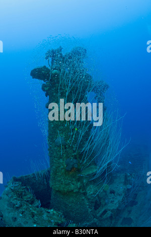 Torre di USS sommergibile Apogon Isole Marshall Bikini Atoll Micronesia Oceano Pacifico Foto Stock