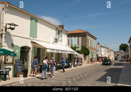 Rue de Quebec in Brouage Charente-Maritime Francia Foto Stock