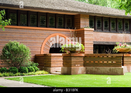 Authur Heurtley House : Prairie architettura di stile Foto Stock