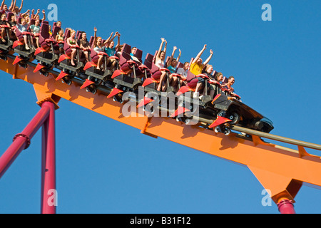 Roller Coaster Foto Stock