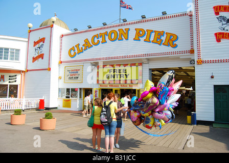 Clacton Pier, Clacton-on-Sea, Tendring District, Essex, Inghilterra, Regno Unito Foto Stock