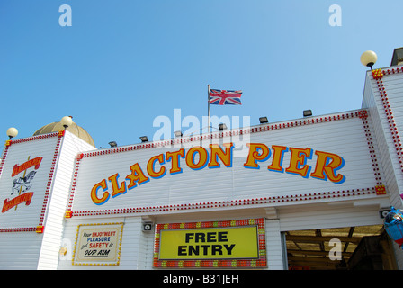 Clacton Pier, Clacton-on-Sea, Tendring District, Essex, Inghilterra, Regno Unito Foto Stock