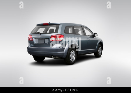 2009 Dodge Journey se in argento - angolo posteriore vista Foto Stock