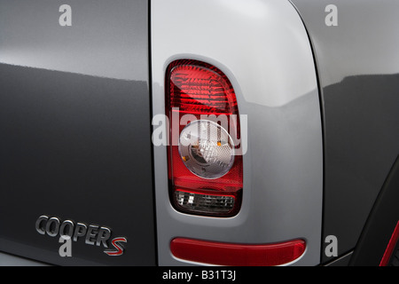 2008 Mini Cooper S Clubman in argento - Luce di coda Foto Stock