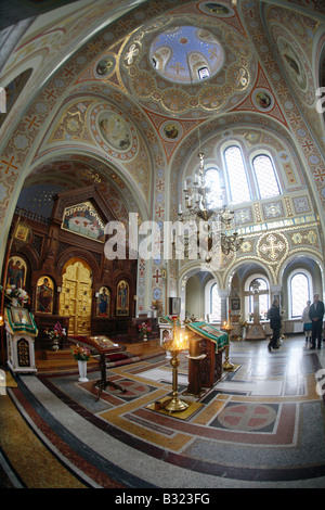 Interno del Foros Chiesa della Resurrezione di Cristo, Foros, Ucraina Foto Stock