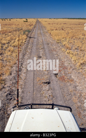 Outback road, Queensland, Australia Foto Stock