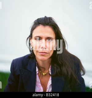 Isabel Fonseca al debutto del suo primo romanzo Attachment presso il Festival di Fieno Hay on Wye Wales UK Foto Stock