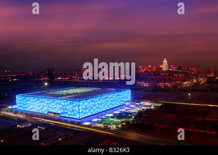 National Aquatics Centre,Beijing, Cina Foto Stock