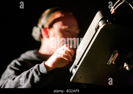 Mr Scruff performing live al Big Chill Festival 2008, Eastnor, Herefordshire Foto Stock