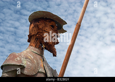 Don Chisciotte presso la torre di avvistamento Varadero Cuba Foto Stock