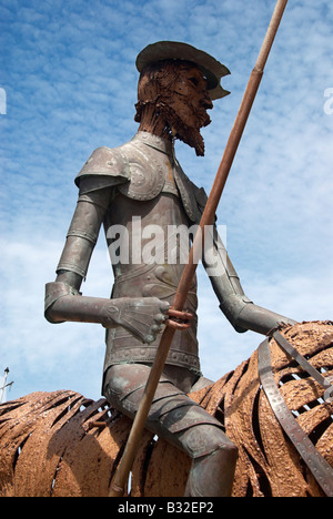 Don Chisciotte presso la torre di avvistamento Varadero Cuba Foto Stock