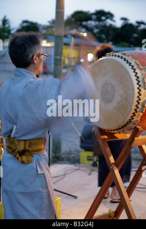 Tamburi Taiko Foto Stock