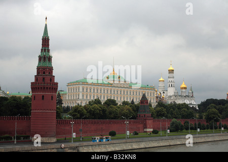 Il Cremlino e fiume Moskva, Mosca, Russia Foto Stock