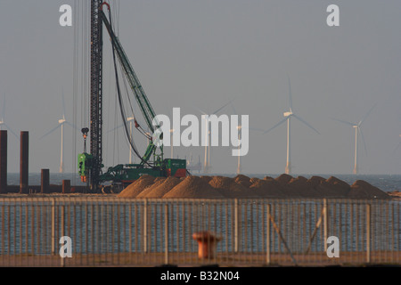 Great Yarmouth porto esterno Foto Stock