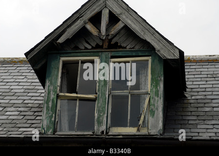 Edificio abbandonato in Scozia rurale Foto Stock