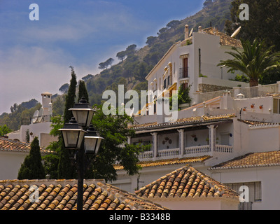 Lampione in Mijas Costa del Sol Andalucía, Spagna Foto Stock