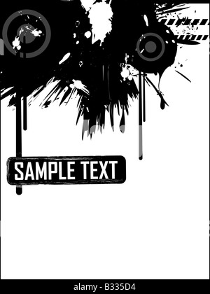 Textbox e cerchi Foto Stock