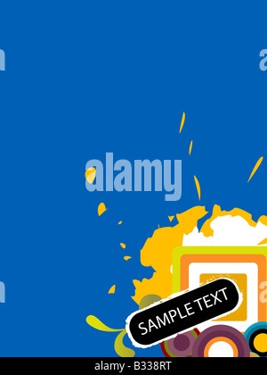 Cerchi con il controllo textbox Foto Stock